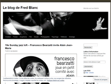 Tablet Screenshot of fredblanc.com